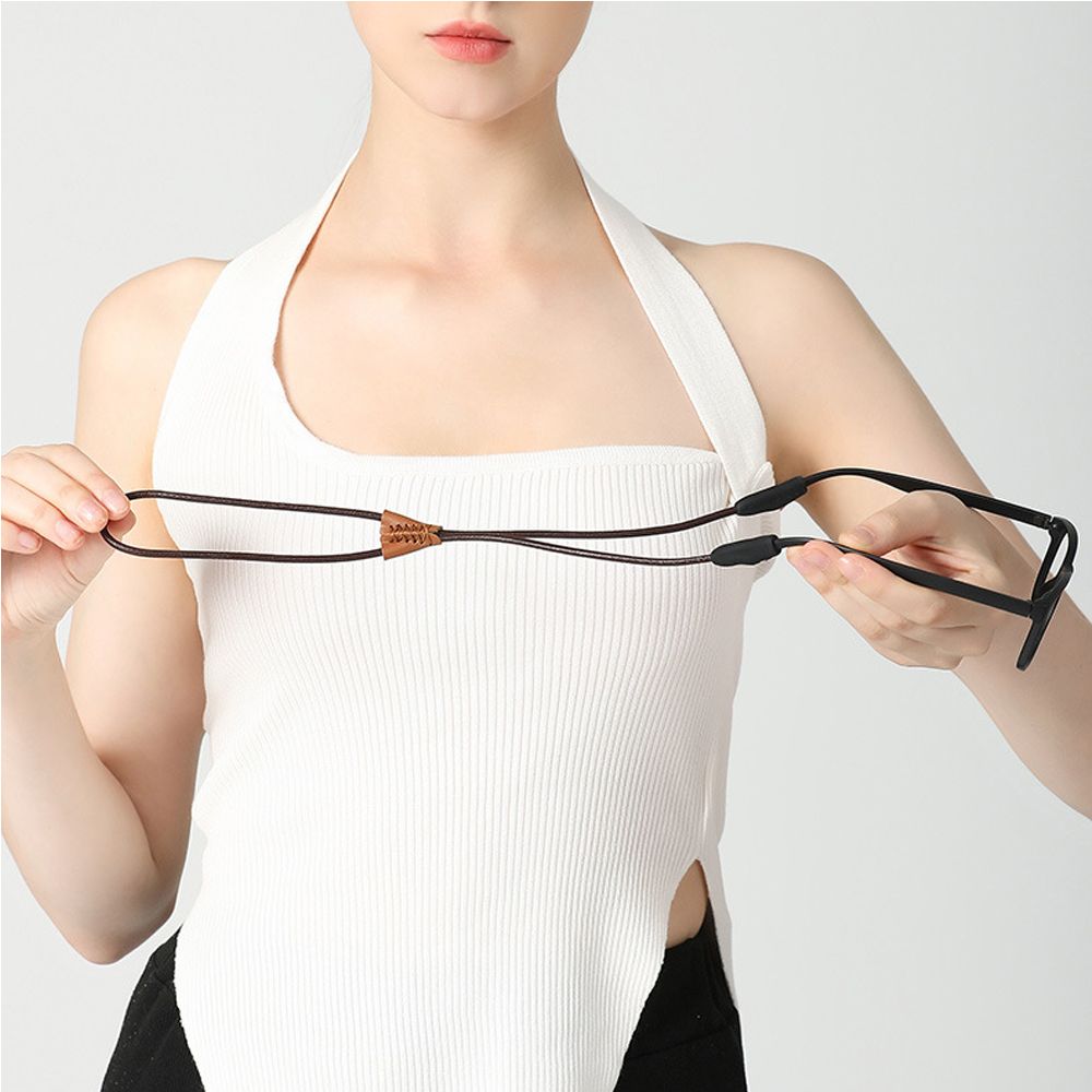 Leather Neck Cord Anti Lost Ey - Sunglass Retainer Cord 评论和价格