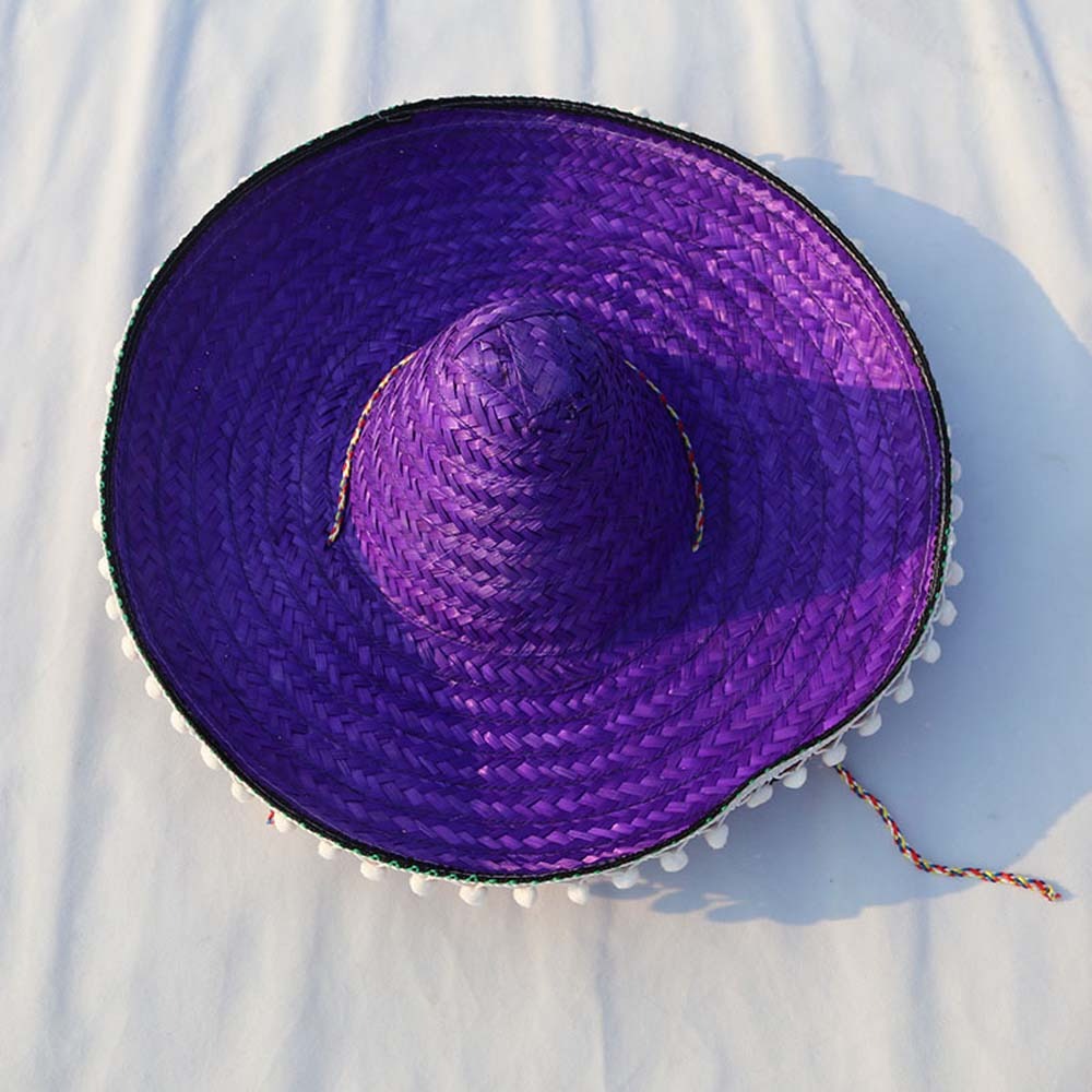 Summer Wide Brim Mexican Party - Bucket Hat Straw 评论和价格