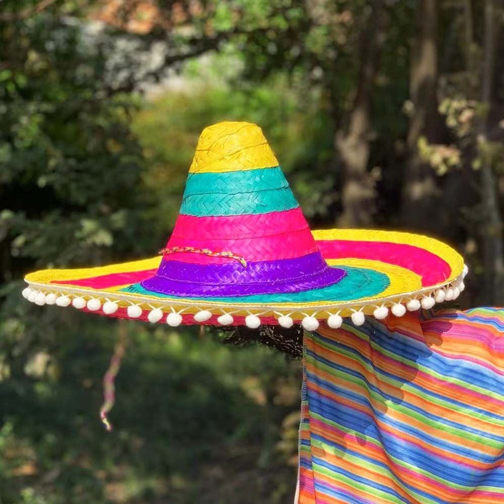 Summer Wide Brim Mexican Party - Bucket Hat Straw 评论和价格
