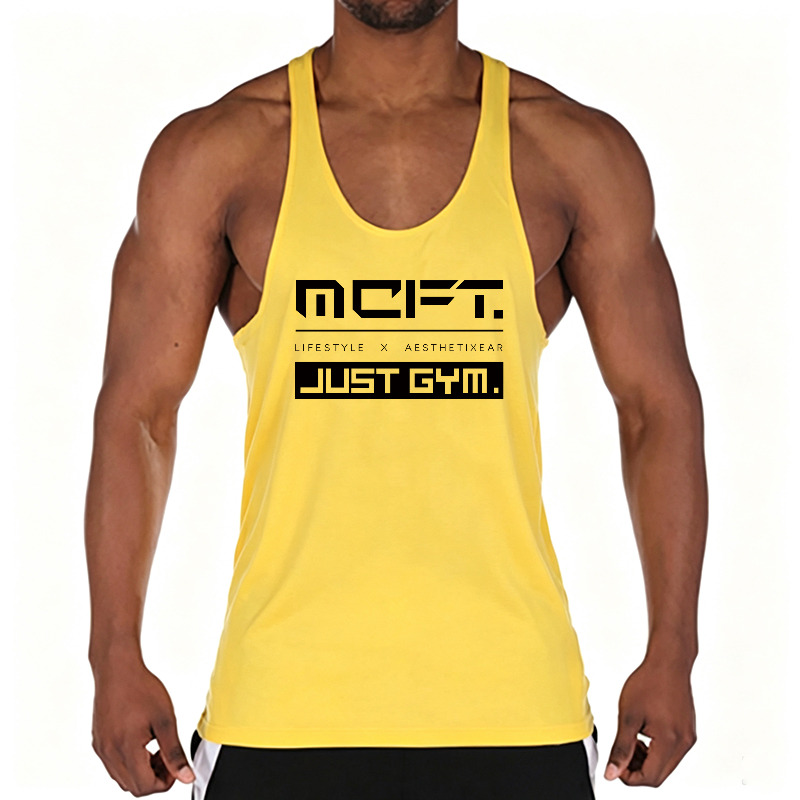 Running Men Cotton Gym Vest Ta - Tank Top Muscle 评论和价格