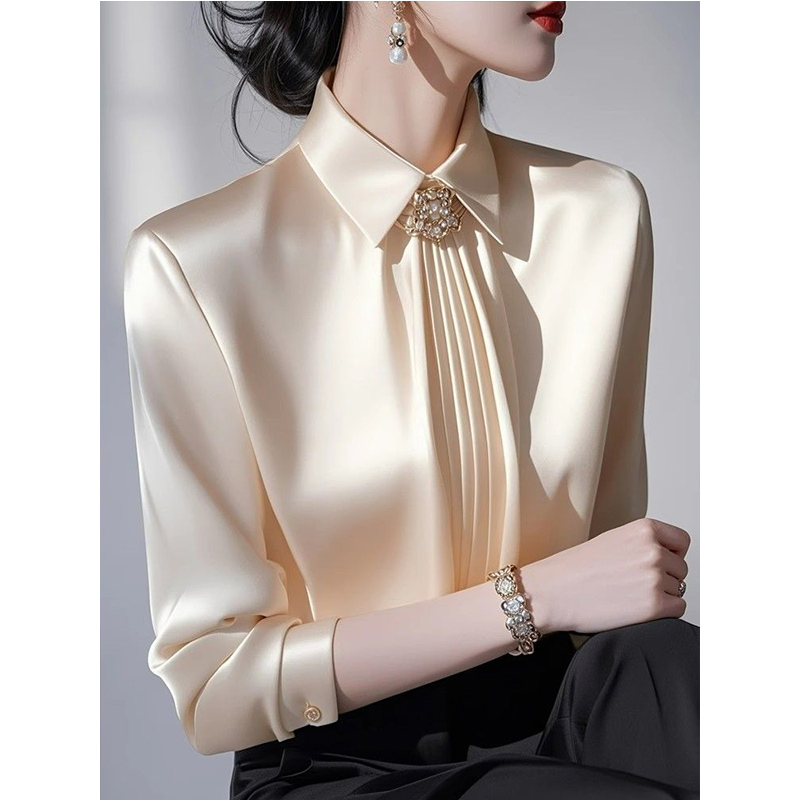 2025 Spring New Temperament Sa - Shirt Camp Collar 评论和价格