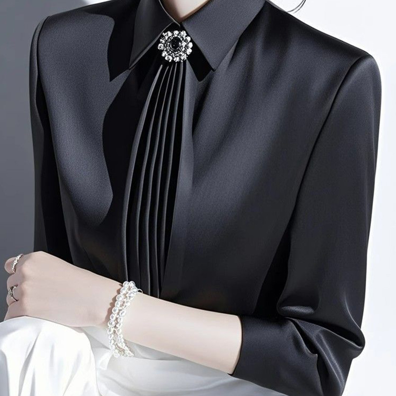 2025 Spring New Temperament Sa - Shirt Camp Collar 评论和价格