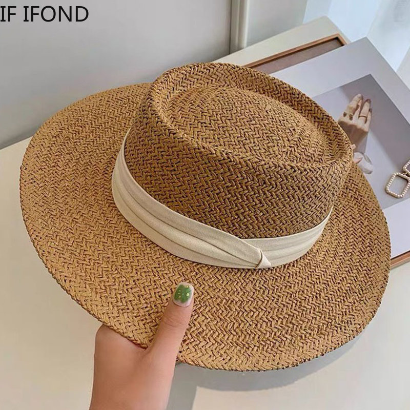 Spring Summer Breathable Straw - Bucket Hat Straw 评论和价格