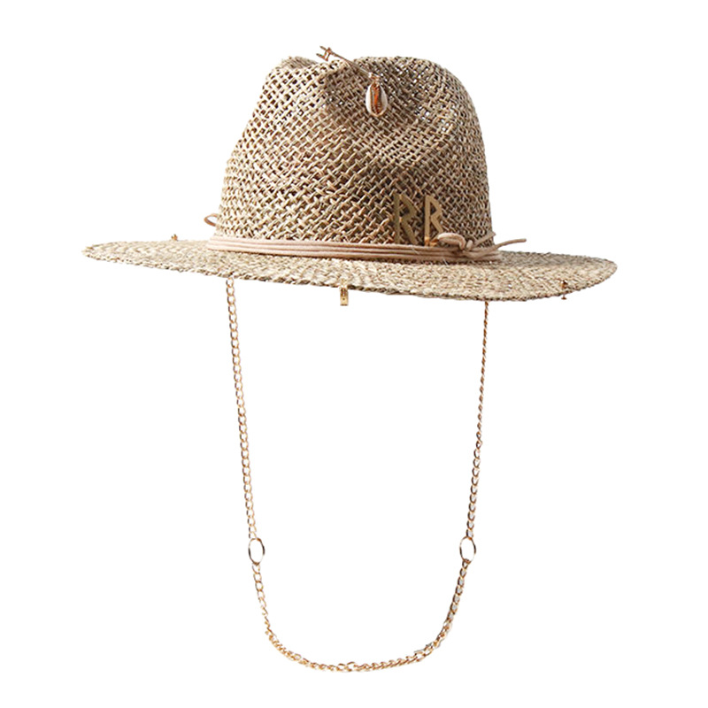 Panama Straw Sun Hat Wide Brim - Bucket Hat Straw 评论和价格